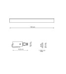 Szyny 1 fazowe - Light Prestige Szynoprzewód 1F 1,5m biały LP-571/150CM WH - product 4