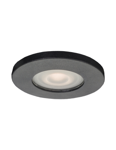Light Prestige Lagos oczko podtynkowe okrągłe czarne IP65 GU10 czarny LP-440/1RS BK