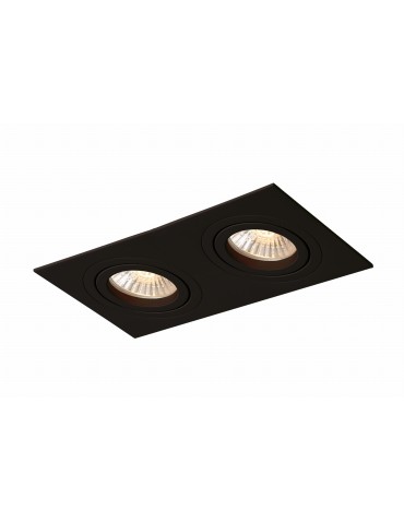 Light Prestige Metis 2 podtynkowa czarna GU10 czarny LP-2780/2RS BK