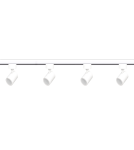 Gotowe zestawy szynoprzewodów - Light Prestige Snow SET 1F biały GU10 biały LP-737 WH SET - produkt 2