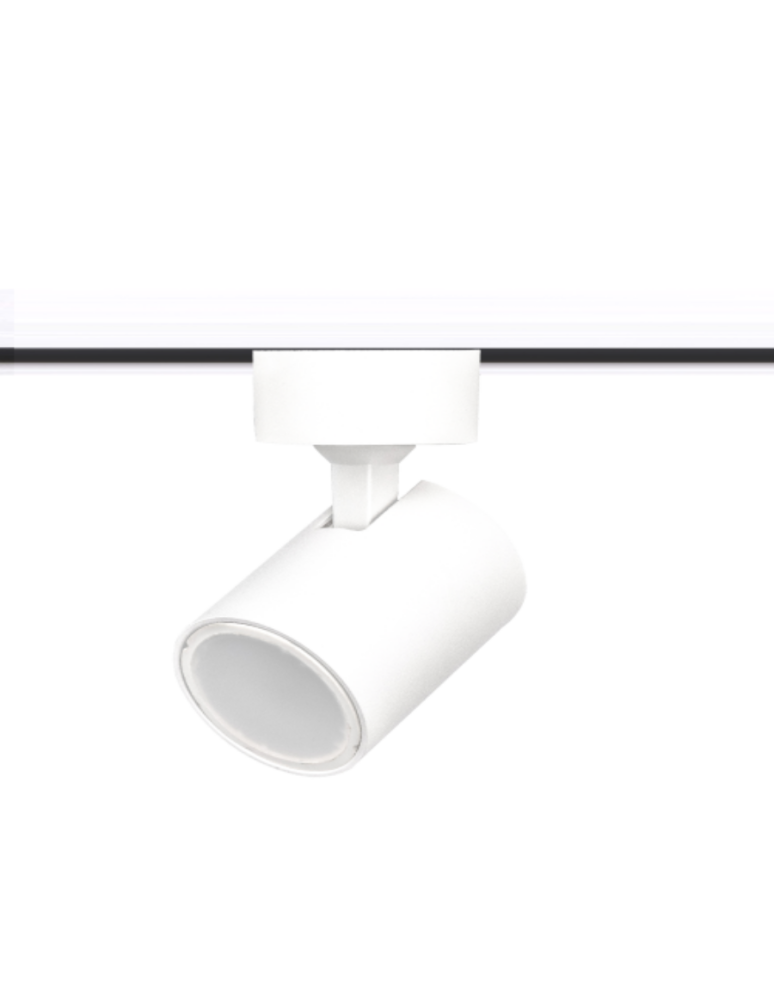 Lampy do szynoprzewodów 1 fazowych - Light Prestige Snow reflektor do szynoprzewodów 1F biały GU10 biały LP-731/1R WH - produkt kolory-swiatla.pl 1