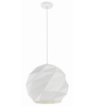 Lampy wiszące - Light Prestige Reus wisząca kula mała biała E27 biały LP-8069/1P S WH - product 1
