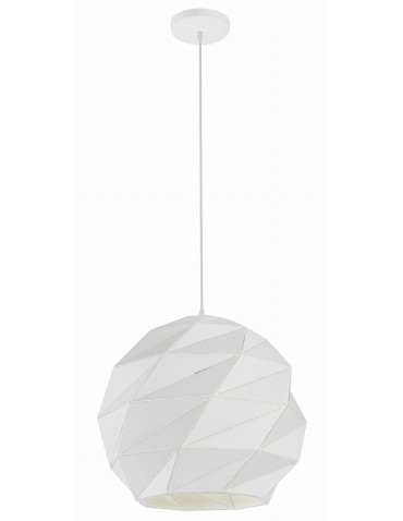 Light Prestige Reus wisząca kula mała biała E27 biały LP-8069/1P S WH
