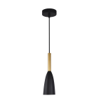 Lampy wiszące - Light Prestige Solin wisząca czarno/złota E27 czarny/złoty LP-181/1P BK/GD - produkt 1