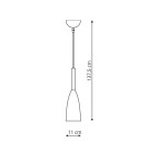 Lampy wiszące - Light Prestige Solin wisząca czarno/złota E27 czarny/złoty LP-181/1P BK/GD - produkt 2