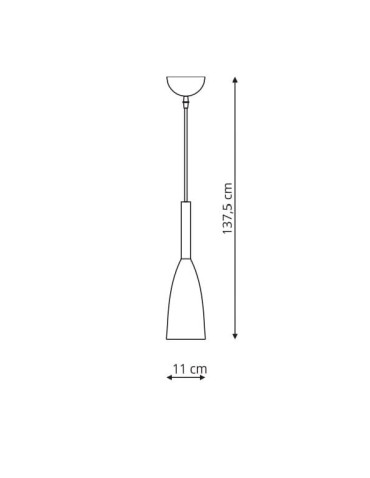 Light Prestige Solin wisząca czarno/złota E27 czarny/złoty LP-181/1P BK/GD - produkt 2
