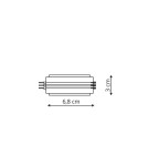 Akcesoria do szynoprzewodów magnetycznych - Light Prestige Magnetic Electric Plate czarny LP-564-MAG BK - produkt 2