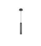 Lampy wiszące - Azzardo TUBO 1 BLACK/CHROM 1xGU10 Wisząca Czarny/Chrom AZ1236 - produkt 1