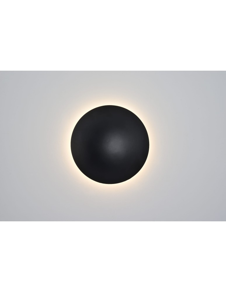 Kinkiety nowoczesne - Light Prestige Platillo plafon duży czarny LED czarny LP-8102/1C-18W BK - produkt kolory-swiatla.pl 2