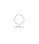 Kinkiety nowoczesne - Light Prestige Platillo plafon mały złoty LED złoty LP-8102/1C-6W GD - produkt 3