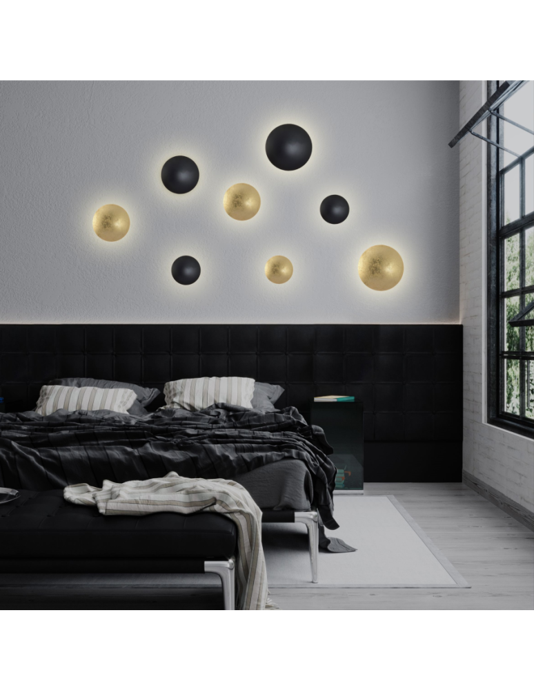Kinkiety nowoczesne - Light Prestige Platillo plafon mały złoty LED złoty LP-8102/1C-6W GD - produkt kolory-swiatla.pl 4