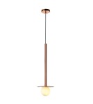 Lampy wiszące różowe złoto - Light Prestige Bolita duża wisząca różowe złoto G9 różowe złoto LP-048/1PL GR - product 1