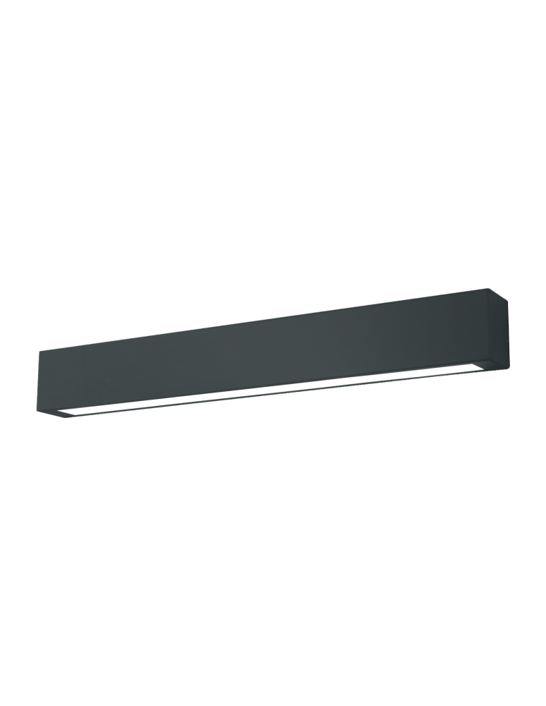 Lampy sufitowe łazienkowe - Light Prestige Ibros sufitowy czarny średni 18W 3000K IP44 LED czarny LP-7001/1C BK-63 18/3 - produkt kolory-swiatla.pl 1