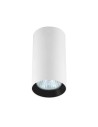 Light Prestige Manacor oczko białe z czarnym ringiem 13 cm GU10 biały LP-2323/1D - 130 WH/BK