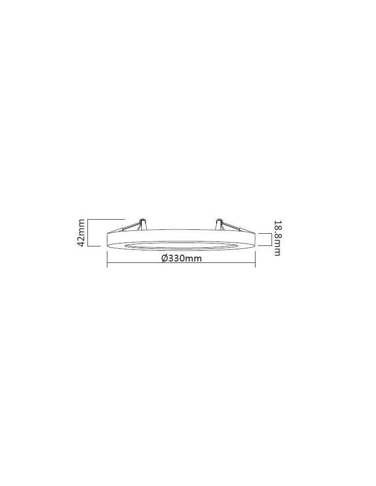 Light Prestige York plafon 2 w 1 4000K biały LED biały LP-330/1C 4WH
