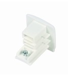 Akcesoria do szynoprzewodów 3 fazowych - Light Prestige Zaślepka 3F biała LP-556/END 4W WH - produkt 1