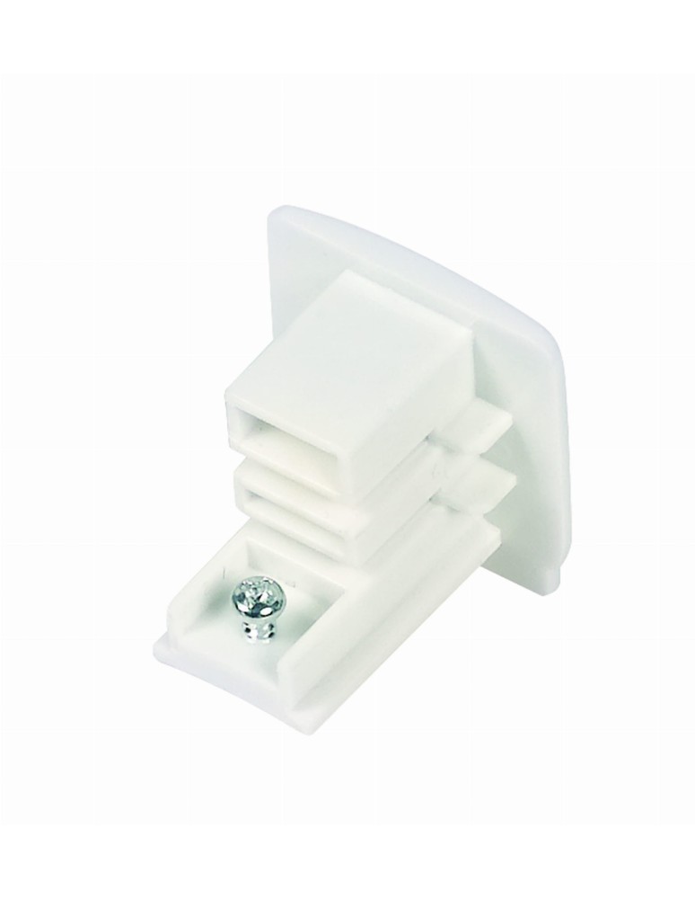 Akcesoria do szynoprzewodów 3 fazowych - Light Prestige Zaślepka 3F biała  LP-556/END 4W WH - produkt kolory-swiatla.pl 1