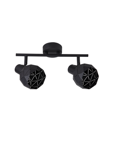 Light Prestige Reus 2 spot czarny E14 czarny LP-8069/2WS BK