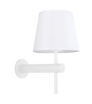 Kinkiety z abażurem - Light Prestige Tivoli kinkiet biały E27 biały LP-1133/1W WH - produkt 1