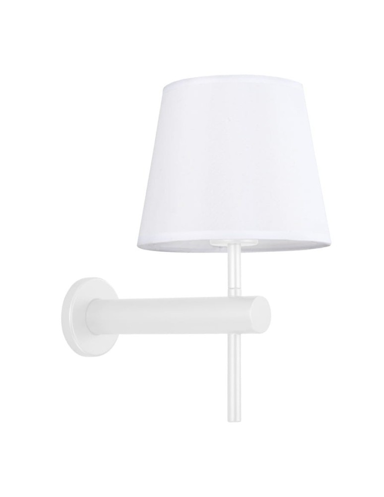 Kinkiety z abażurem - Light Prestige Tivoli kinkiet biały E27 biały LP-1133/1W WH - produkt kolory-swiatla.pl 1