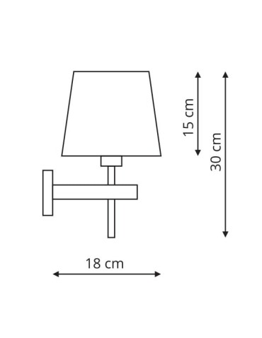 Light Prestige Tivoli kinkiet biały E27 biały LP-1133/1W WH - produkt 2