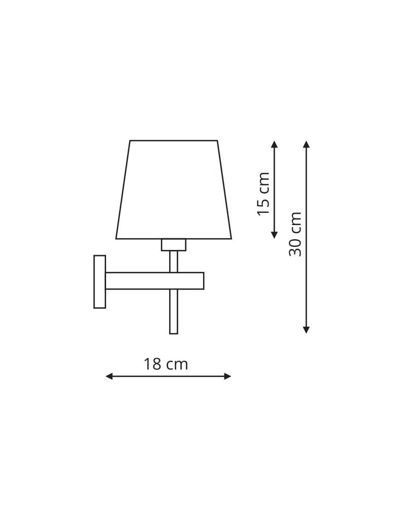 Light Prestige Tivoli kinkiet biały E27 biały LP-1133/1W WH